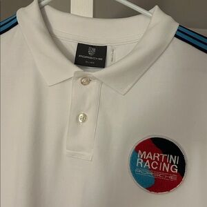 Porsche Martini Racing men’s polo shirt sz M excellent condition never worn